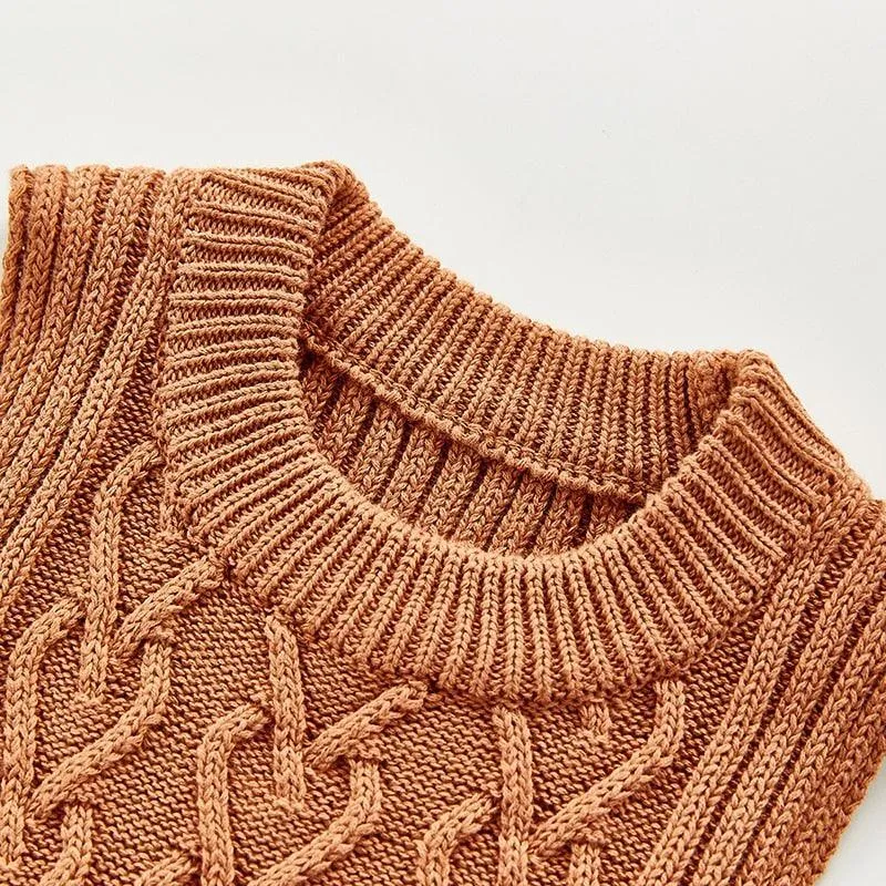 Knitted Baby Poncho