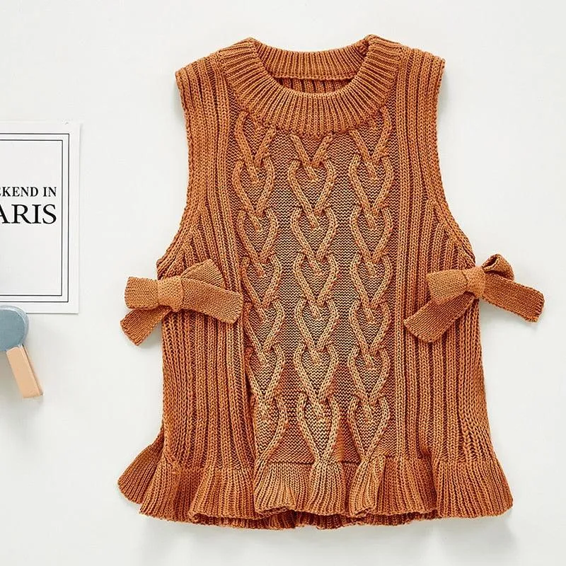 Knitted Baby Poncho