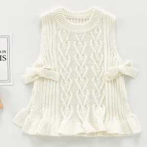 Knitted Baby Poncho