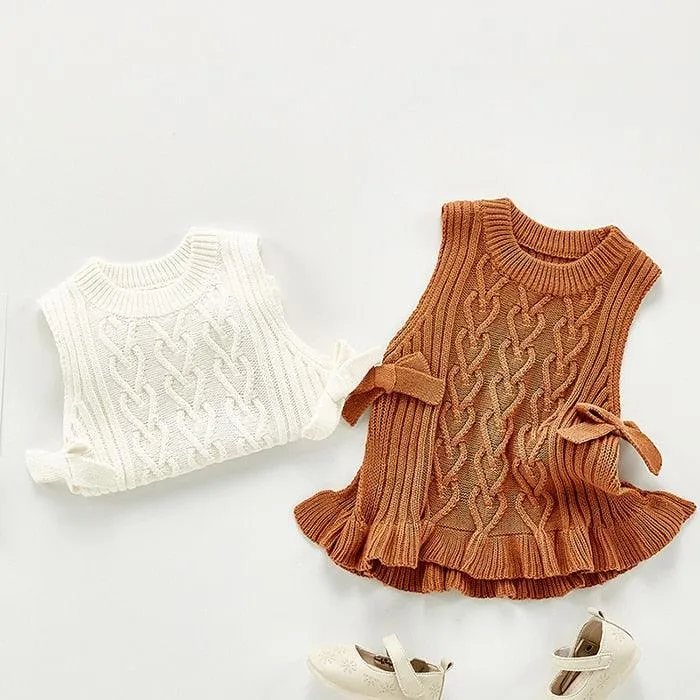 Knitted Baby Poncho
