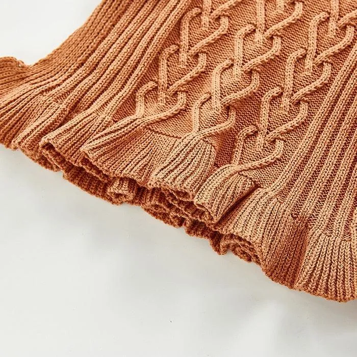Knitted Baby Poncho