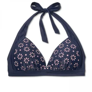 Kona Sol Women's Laser Cut Halter Bikini Top