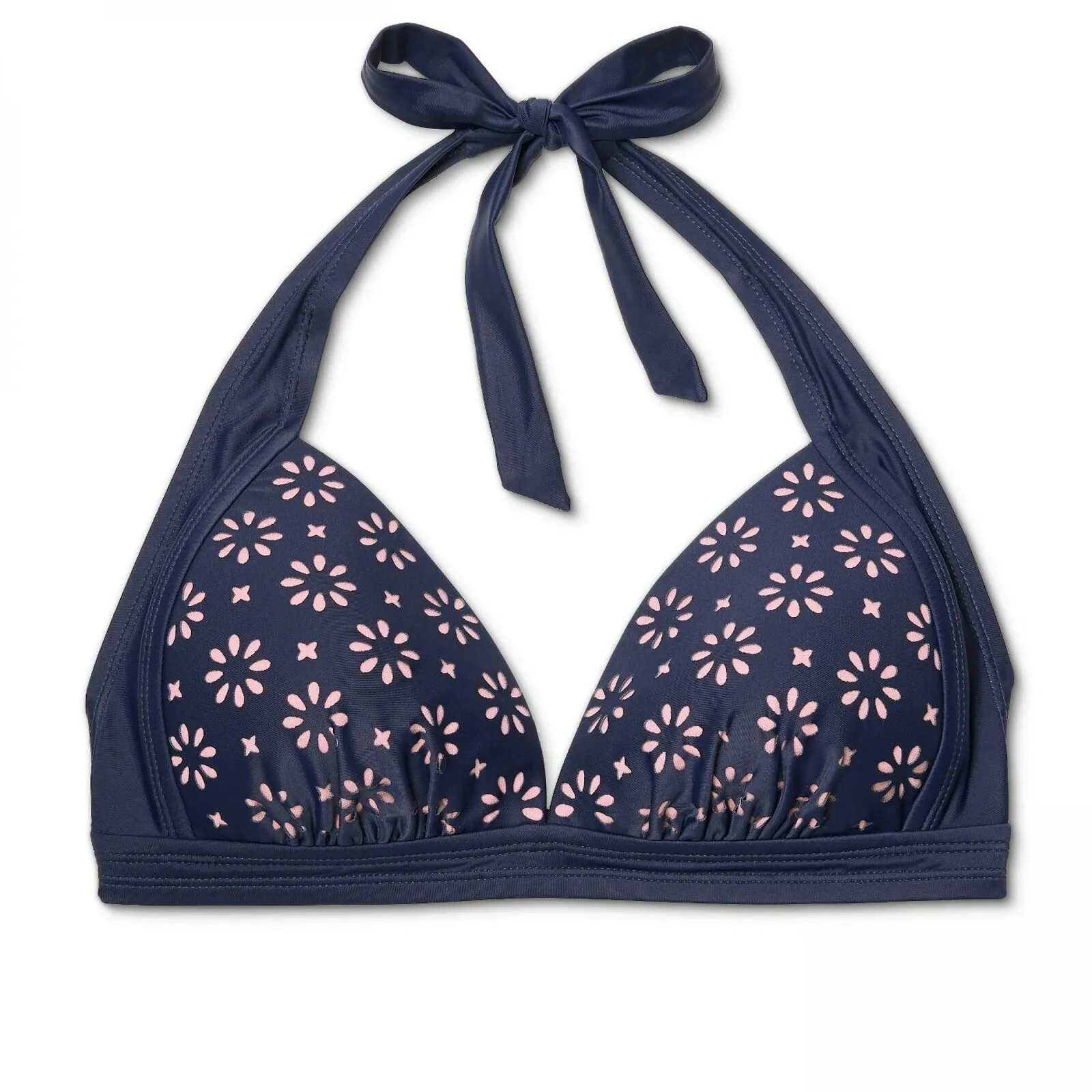Kona Sol Women's Laser Cut Halter Bikini Top