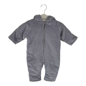Konges Sløjd corduroy teddy overall, grey | 62cm