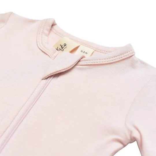 Kyte Baby Long Sleeve Zippered Romper (Blush)