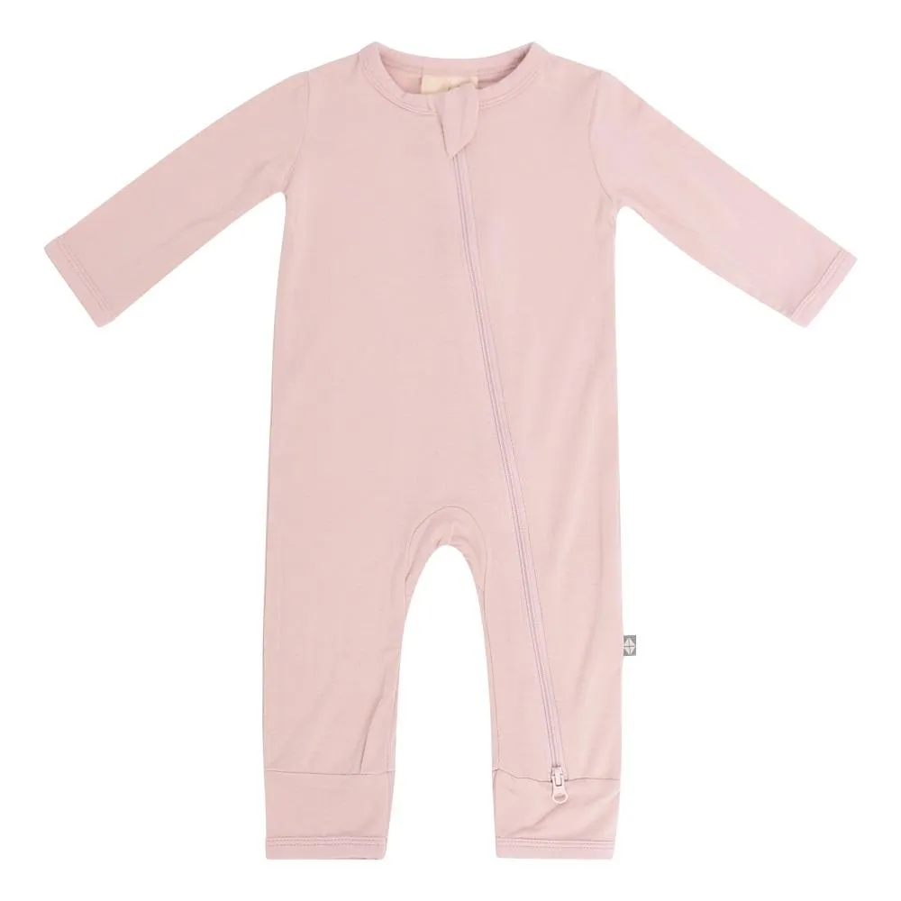 Kyte Baby Long Sleeve Zippered Romper (Blush)