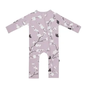 Kyte Baby Zippered Romper - Cherry Blossom
