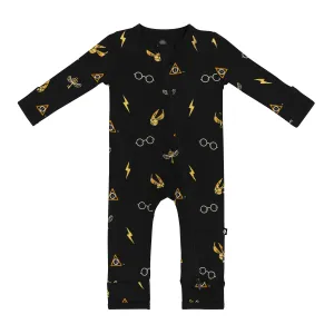 Kyte Baby Zippered Romper - Midnight Icon