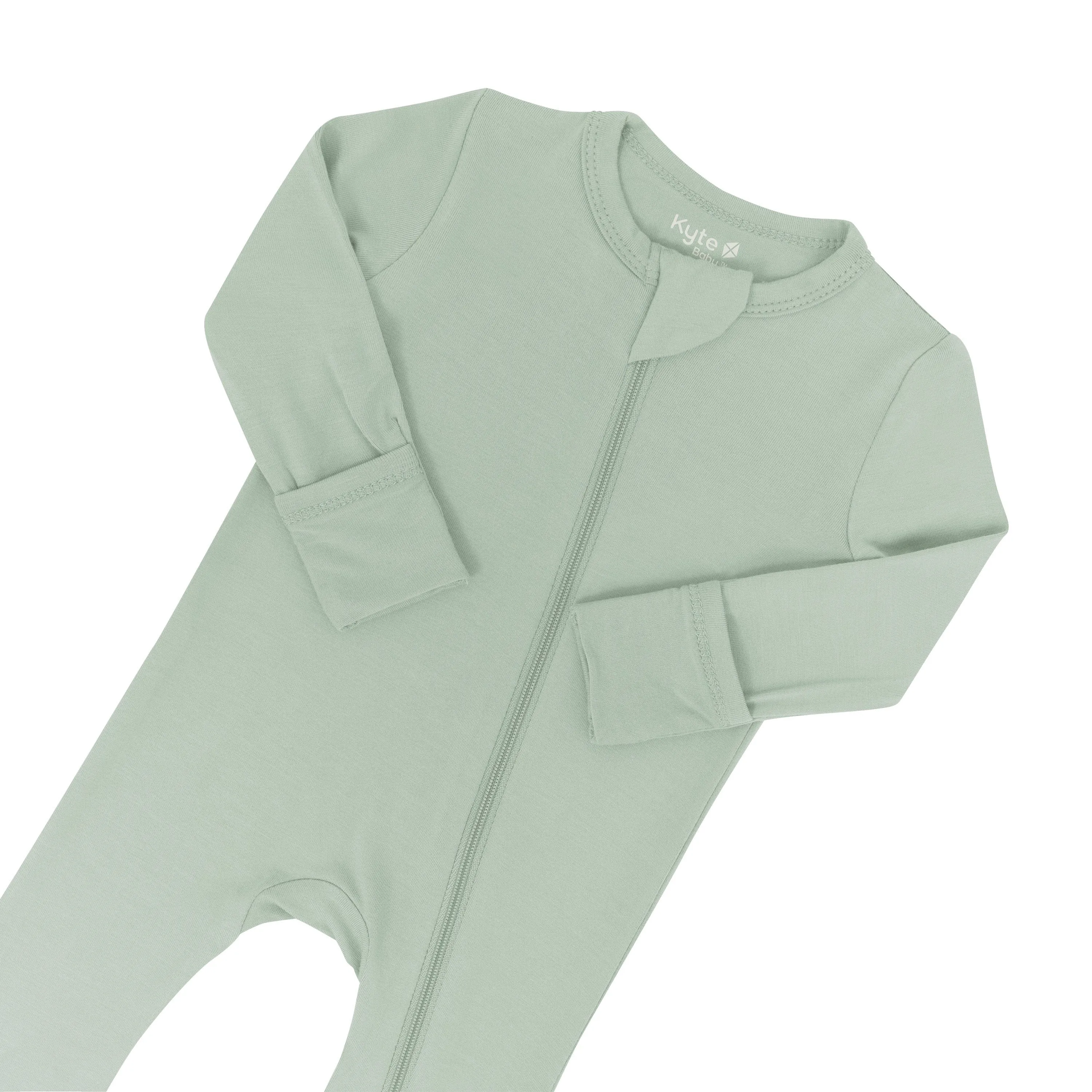 Kyte Baby Zippered Romper - Thyme