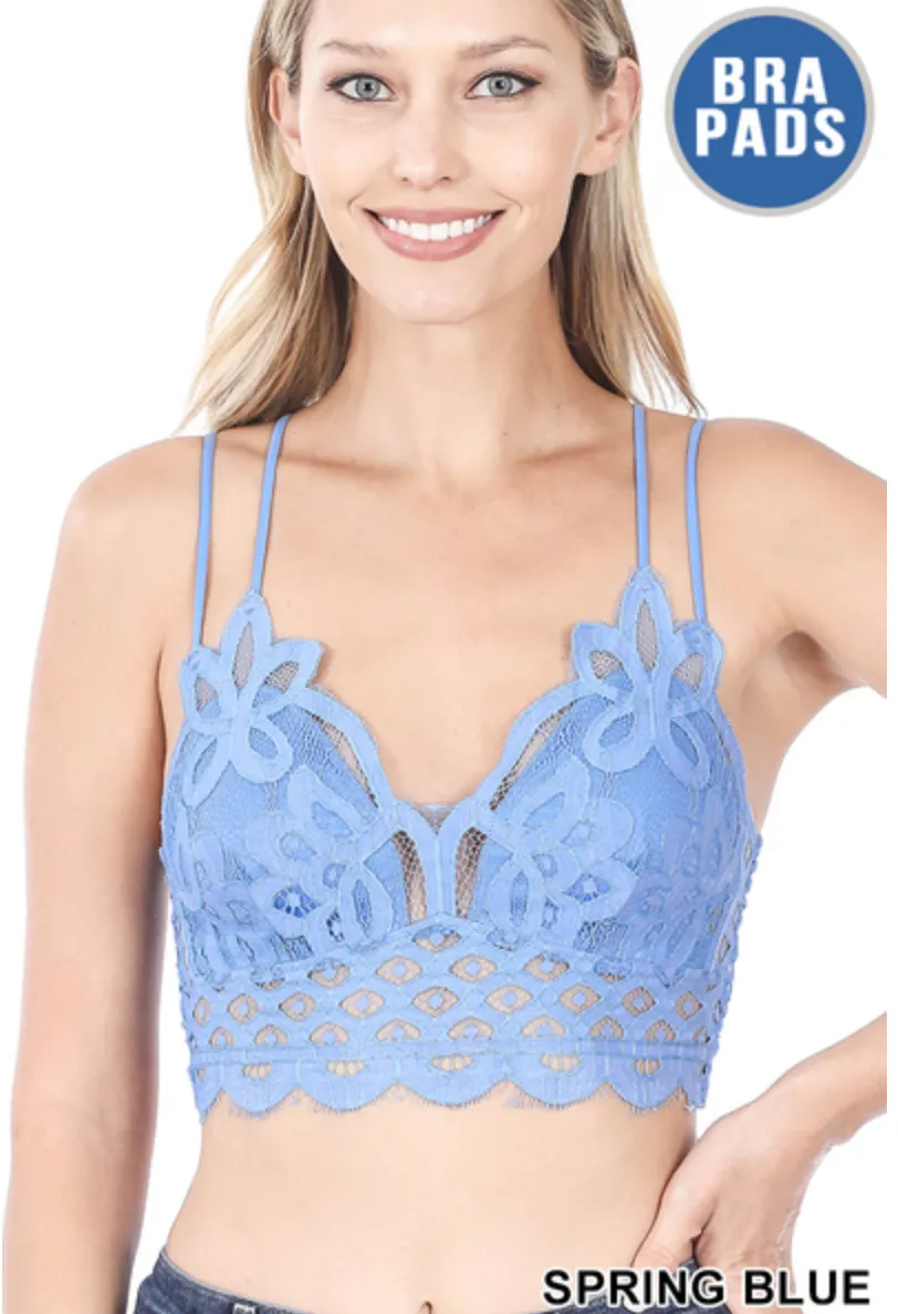 Lace Bralette-NEW Spring Colors