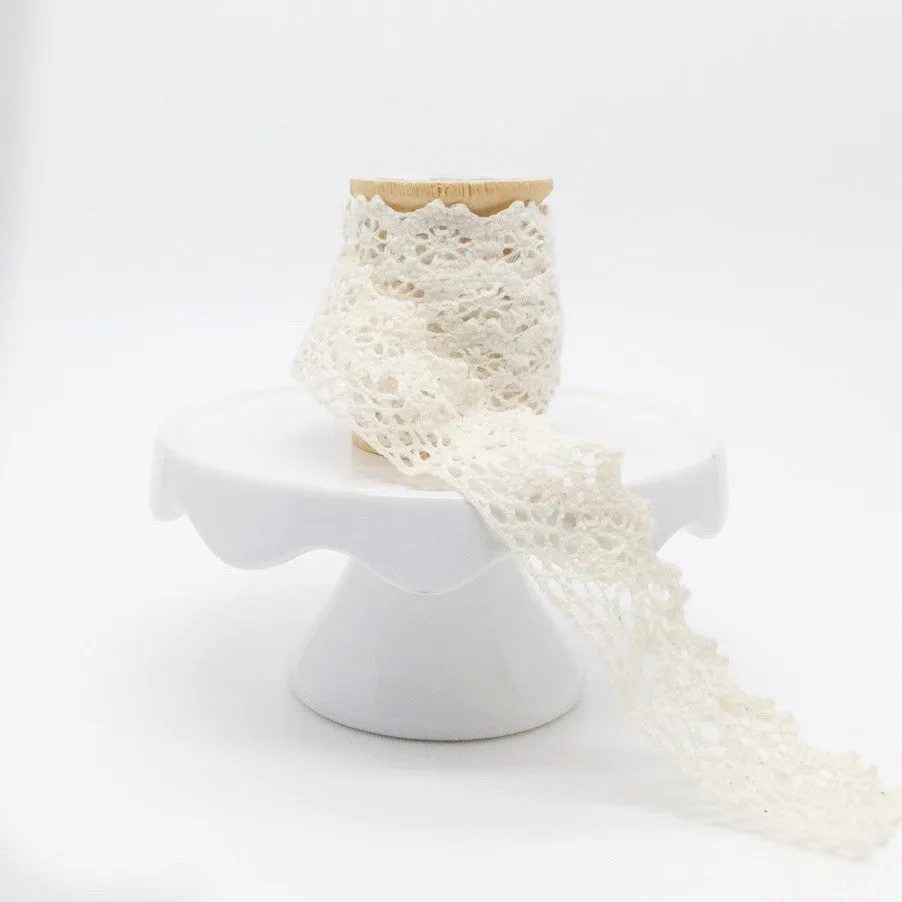 Lace Cotton Ribbon 2 cm wide