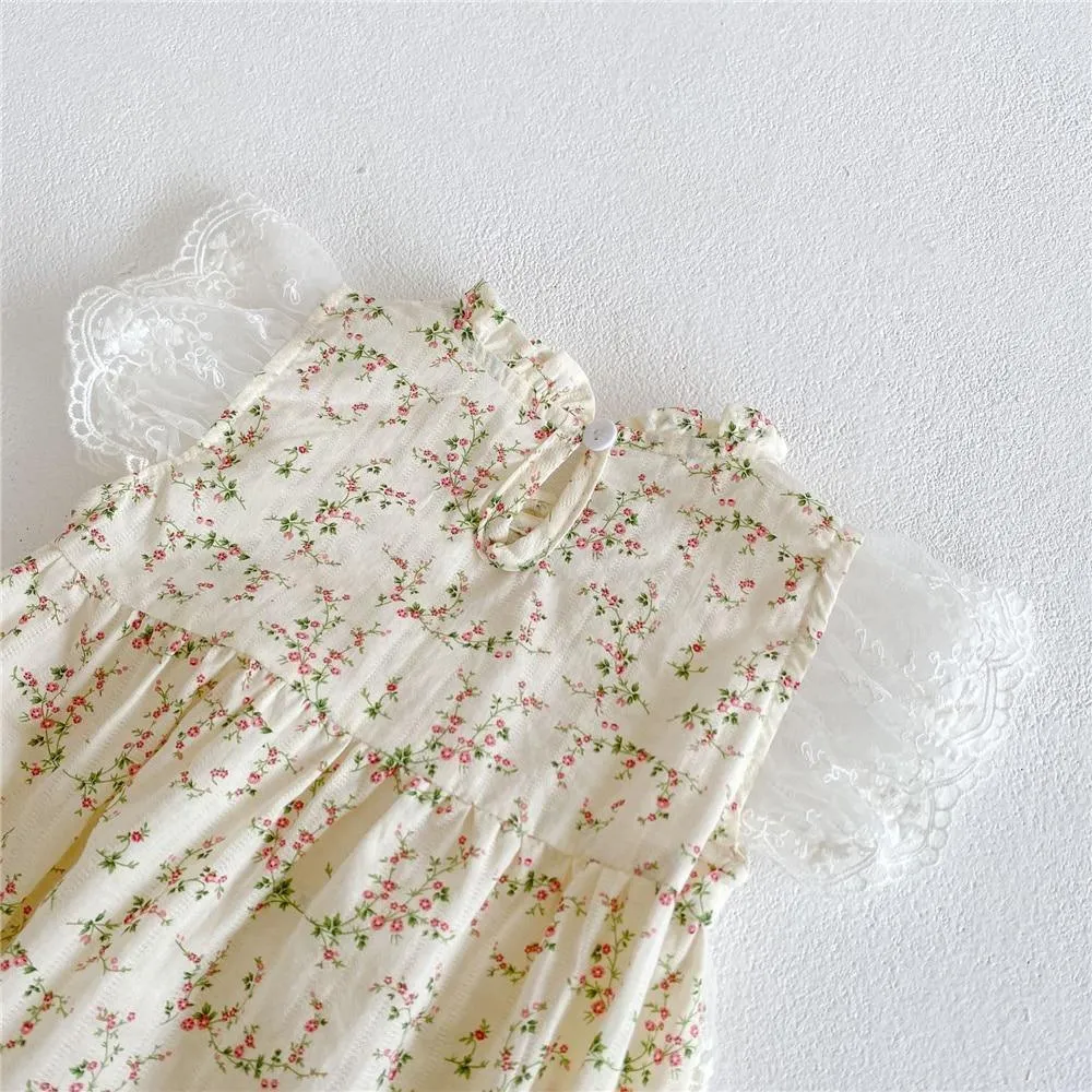 Laced Romper & Bonnet