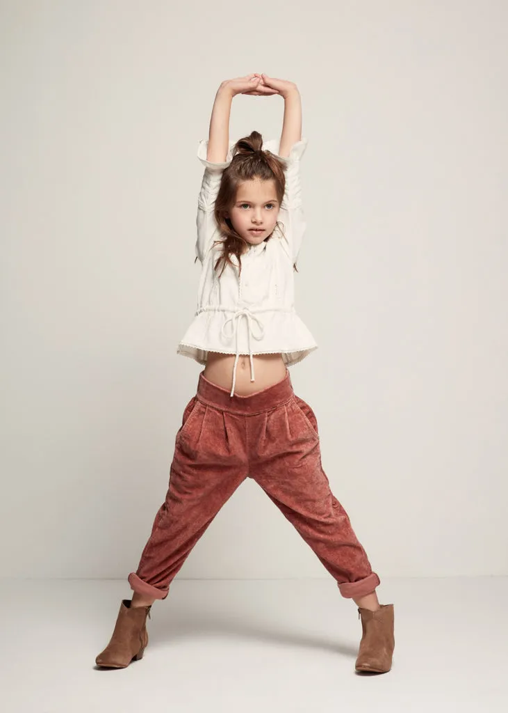 LANGLEY PANTS - ROSEWOOD