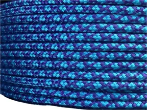 Lattice- Aqua-Purple halter - 6mm
