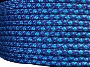 Lattice- Aqua-Purple halter - 8mm