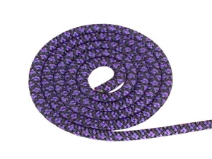 Lattice- Purple-Black halter - 6mm