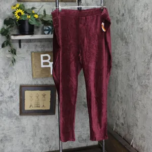 Laura Scott Womens Plus Size Corduroy Knit Leggings S21058U-2