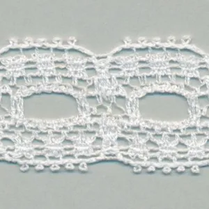 Leavers Trimming Lace #01 White