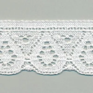 Leavers Trimming Lace #01 White