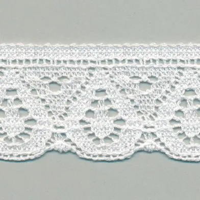 Leavers Trimming Lace #01 White