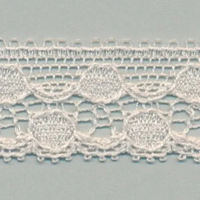Leavers Trimming Lace #48 Silver