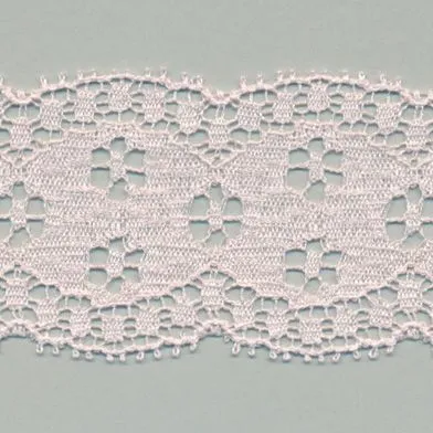 Leavers Trimming Lace #60 Marshmallow Pink