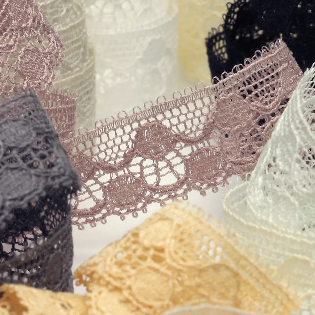 Leavers Trimming Lace #61 Azuki