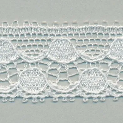 Leavers Trimming Lace #81 Powder Blue