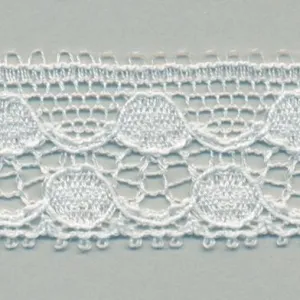 Leavers Trimming Lace #81 Powder Blue
