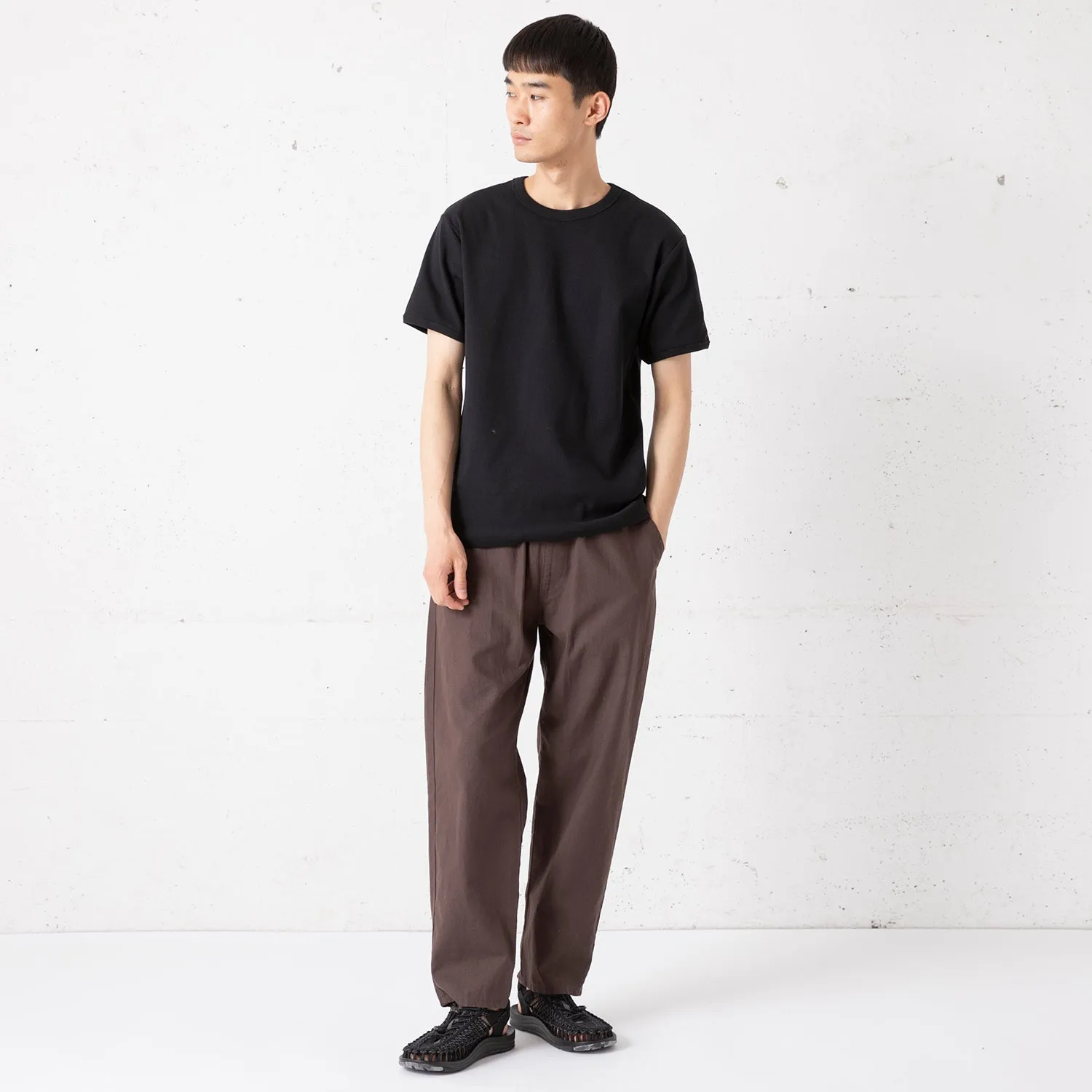 Lee | リー　Begin別注 XSからXXLまでカバーするFLEEASY"NARROW"ブラウン リネンコットン