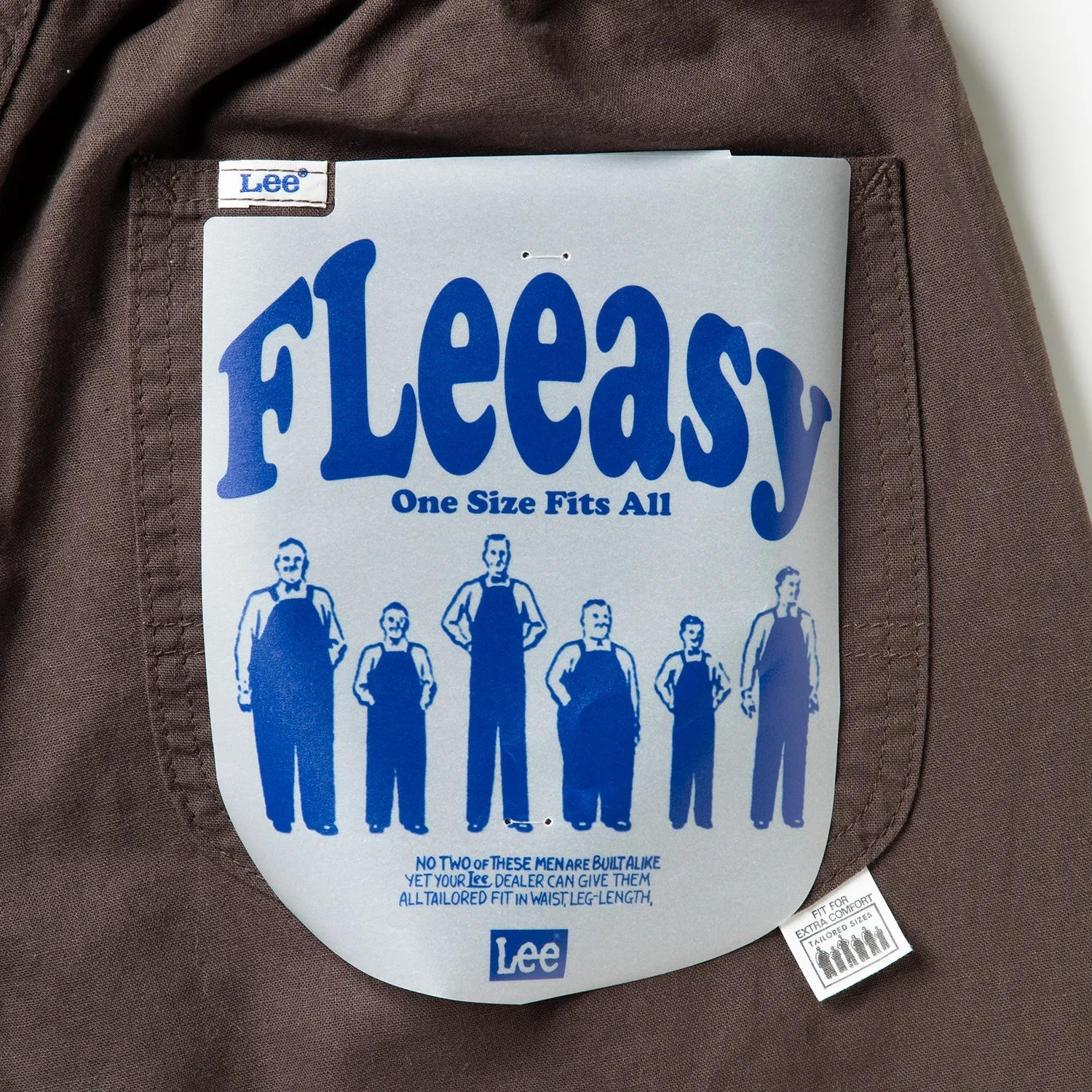 Lee | リー　Begin別注 XSからXXLまでカバーするFLEEASY"NARROW"ブラウン リネンコットン
