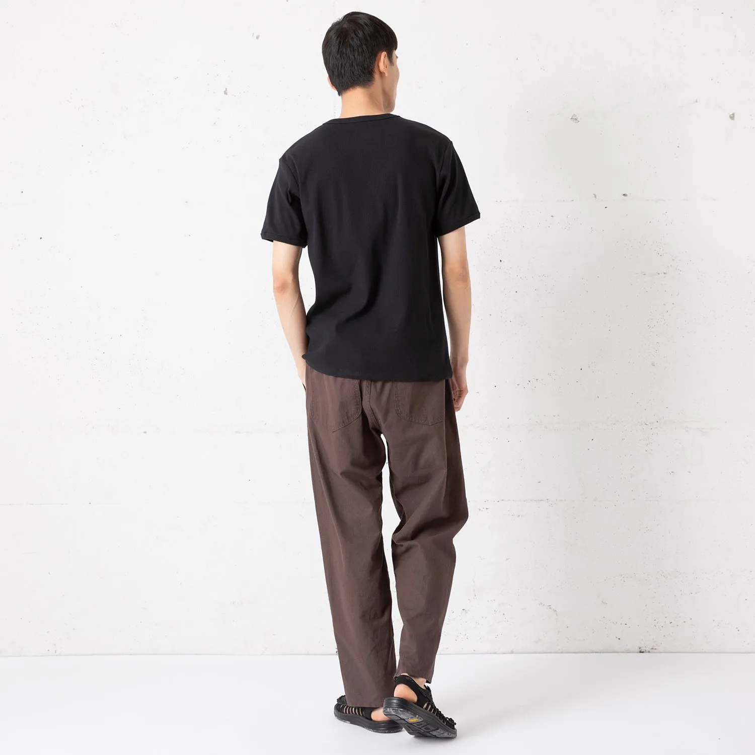 Lee | リー　Begin別注 XSからXXLまでカバーするFLEEASY"NARROW"ブラウン リネンコットン