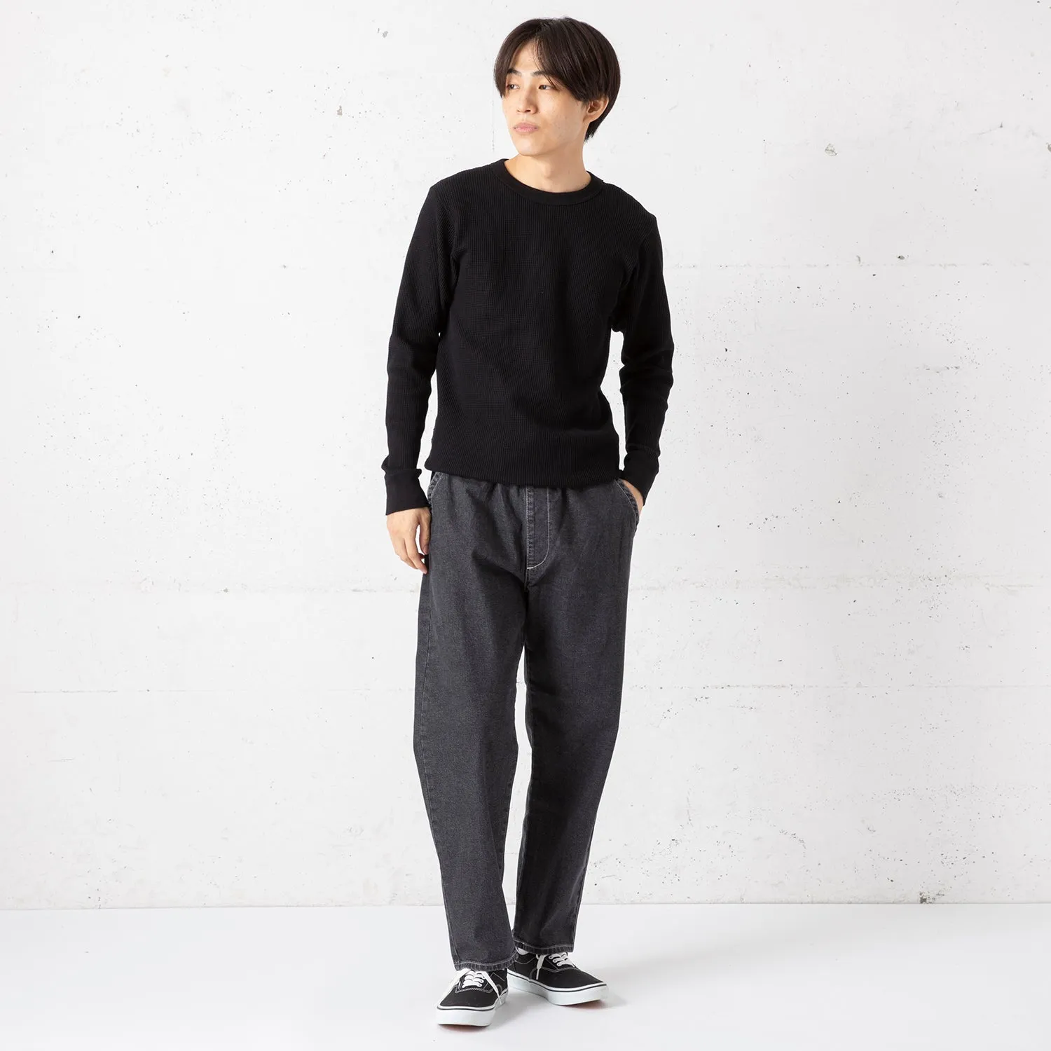 Lee | リー　Begin別注 XSからXXLまでカバーするFLEEASY"NARROW" ブラック