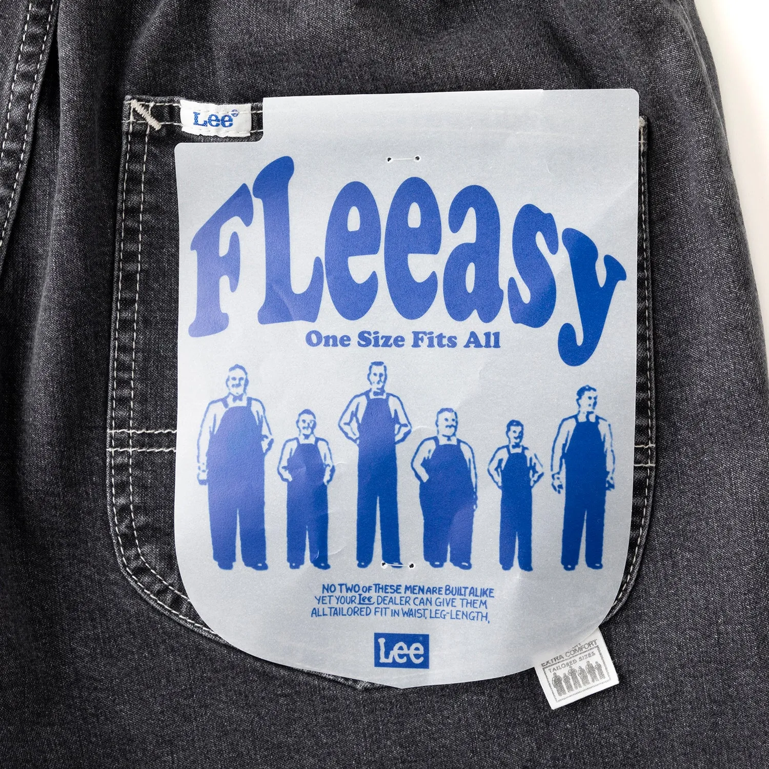 Lee | リー　Begin別注 XSからXXLまでカバーするFLEEASY"NARROW" ブラック