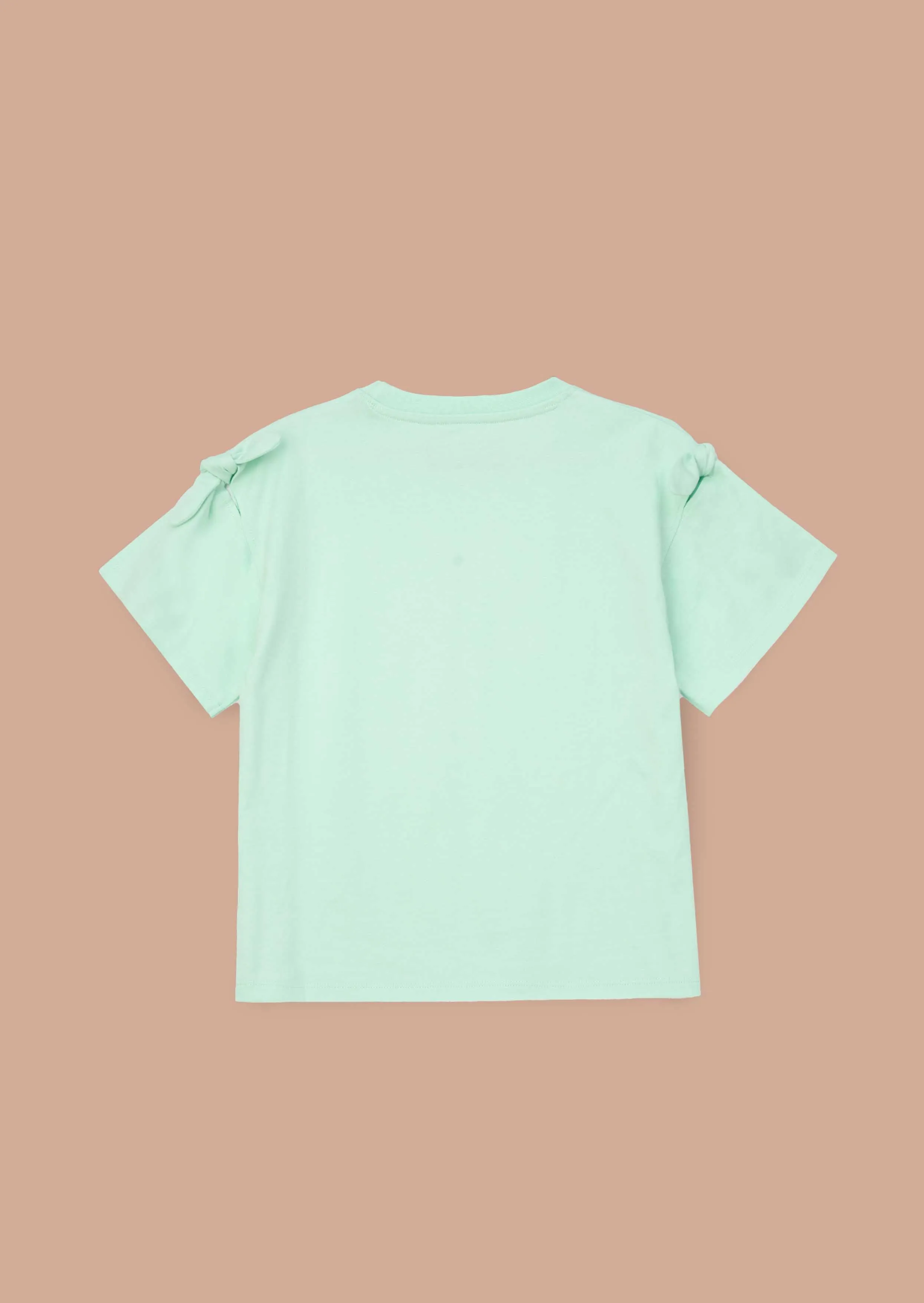 Leena Mint Tie Sleeve Top
