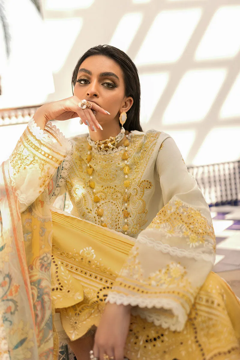 Lemon Burst | Mushq Hemline Spring/Summer Lawn Collection 2022 | Unstitched Embroidered Lawn Suits
