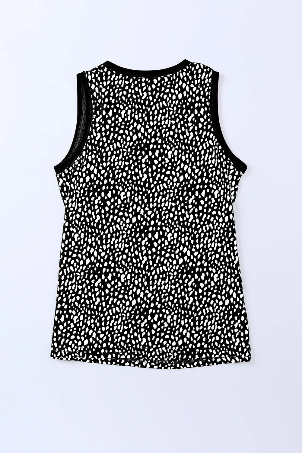 Leopard Printed Round Neck Tank