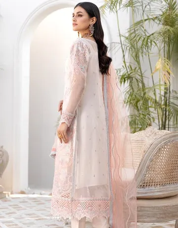 LF - 404 | Emaan Adeel Le Festa Premium Formals Vol 4 |  Unstitched Embroidered Chiffon Suits