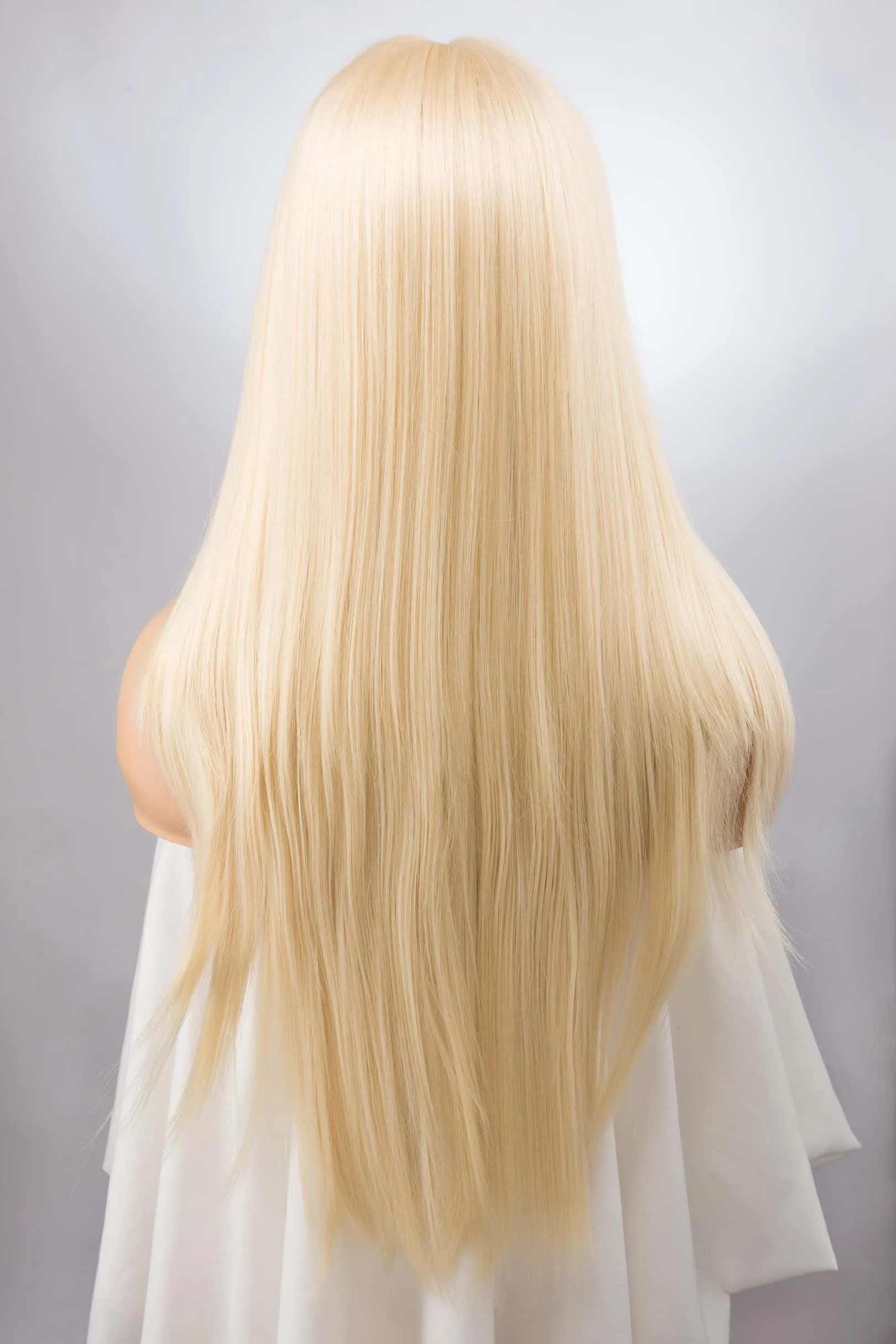 Light Blonde Straight Lace Front Synthetic Wig Ivy