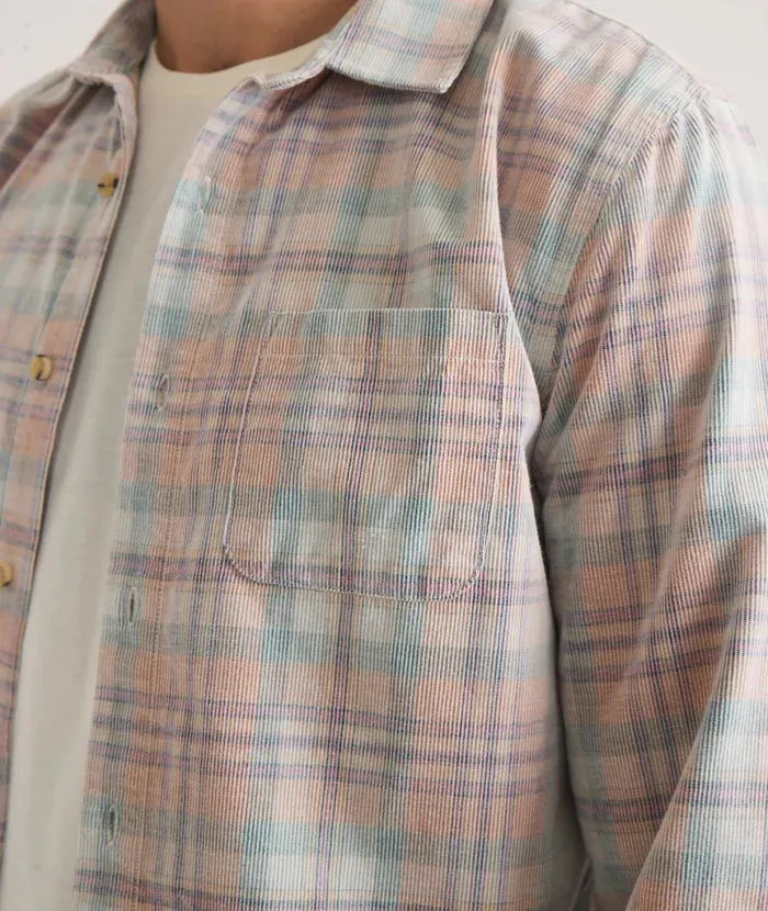 Lightweight Plaid Cord Shirt