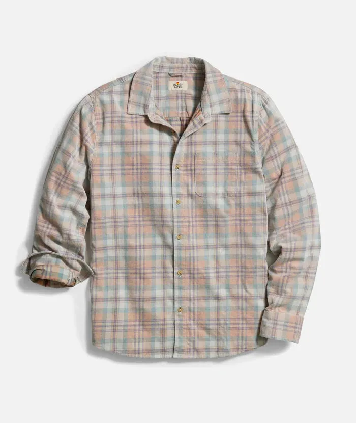 Lightweight Plaid Cord Shirt