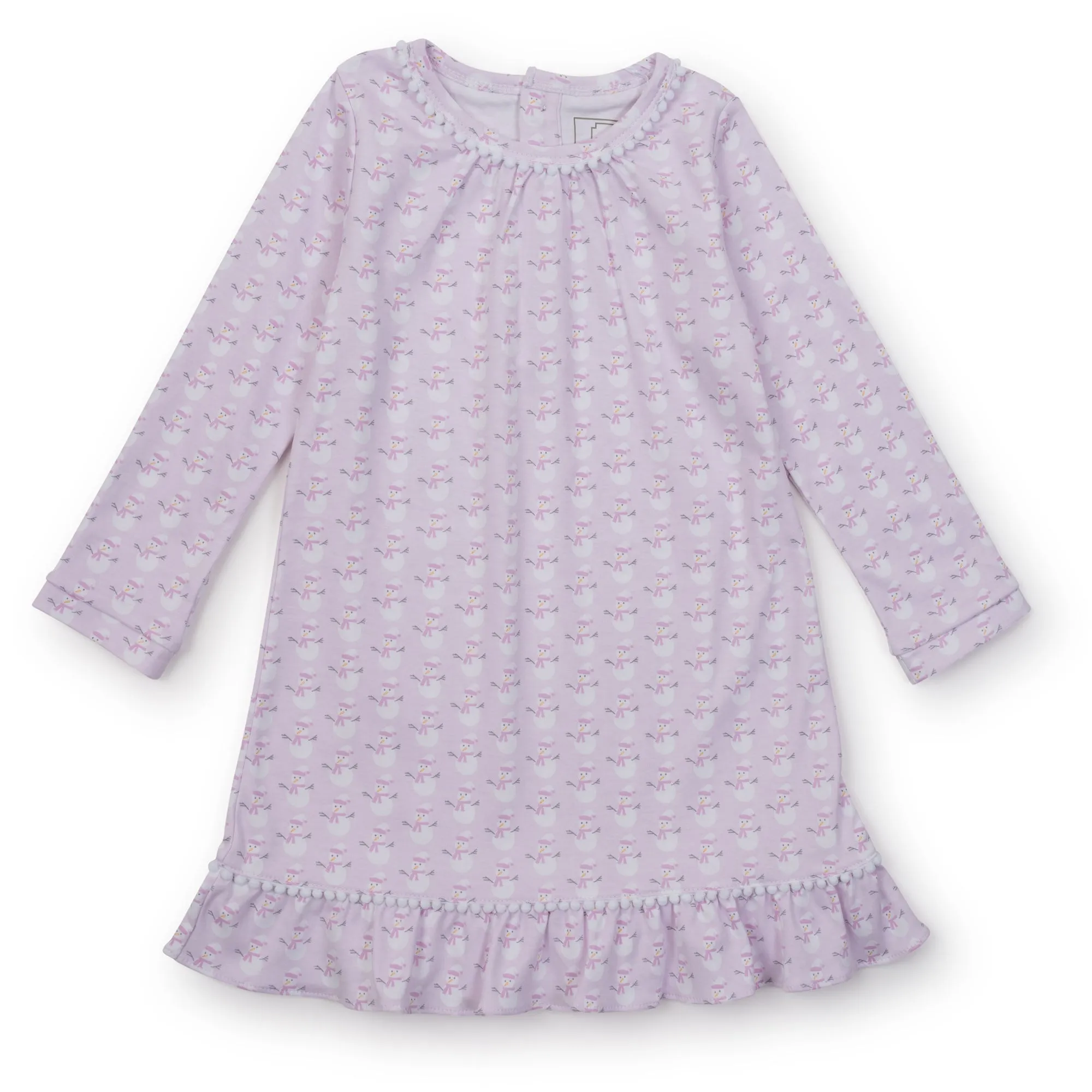 Lila   Hayes Snowman Dress - Pink
