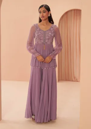 Lilac breeze sharara and kurta