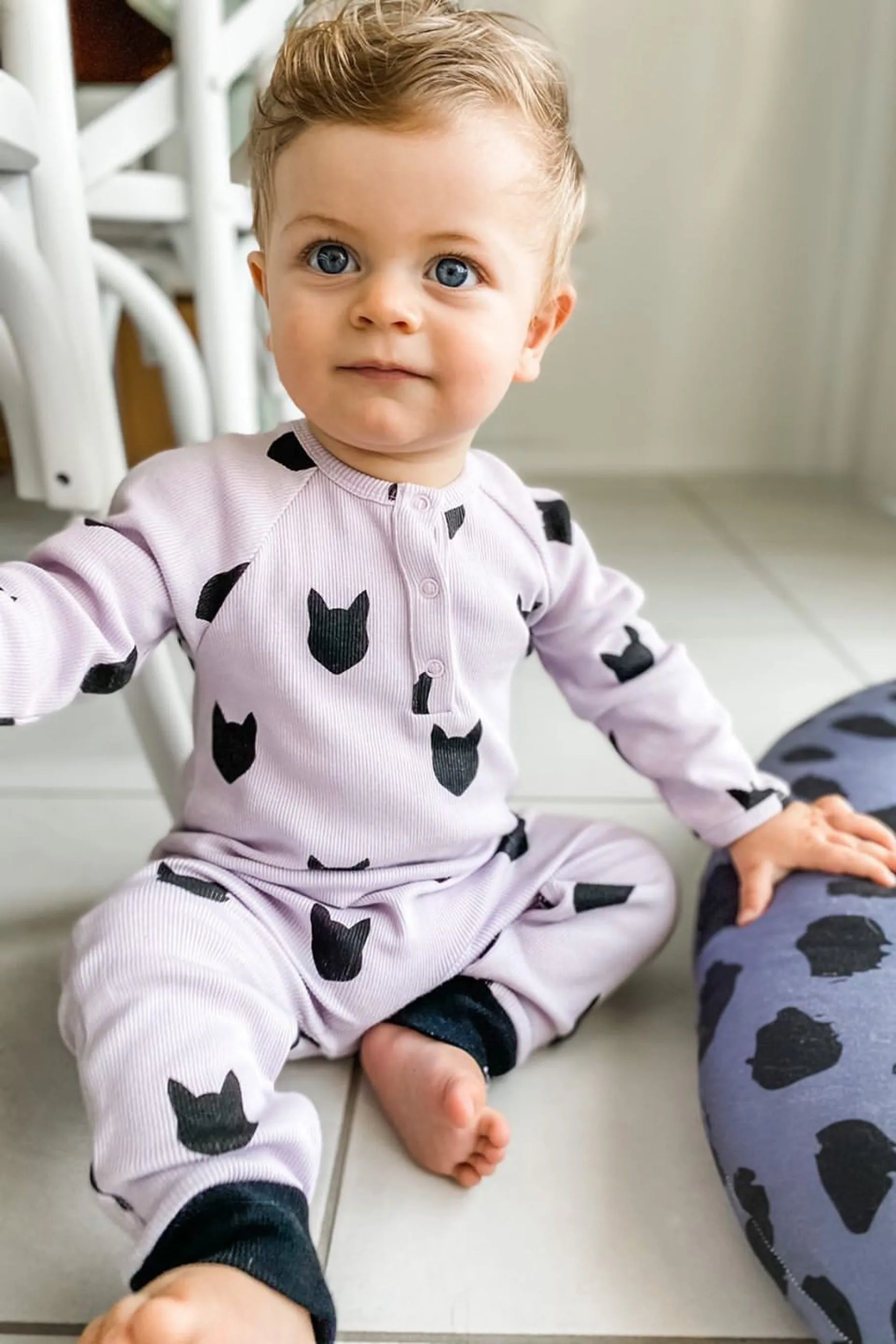 Lilac Fox Romper