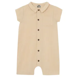Lilo Beige Linen Jumpsuit