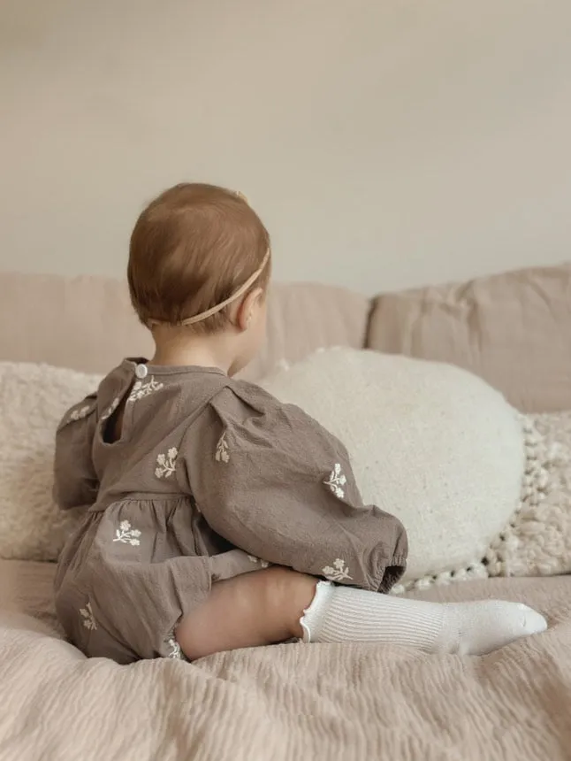 Lily Romper - Taupe