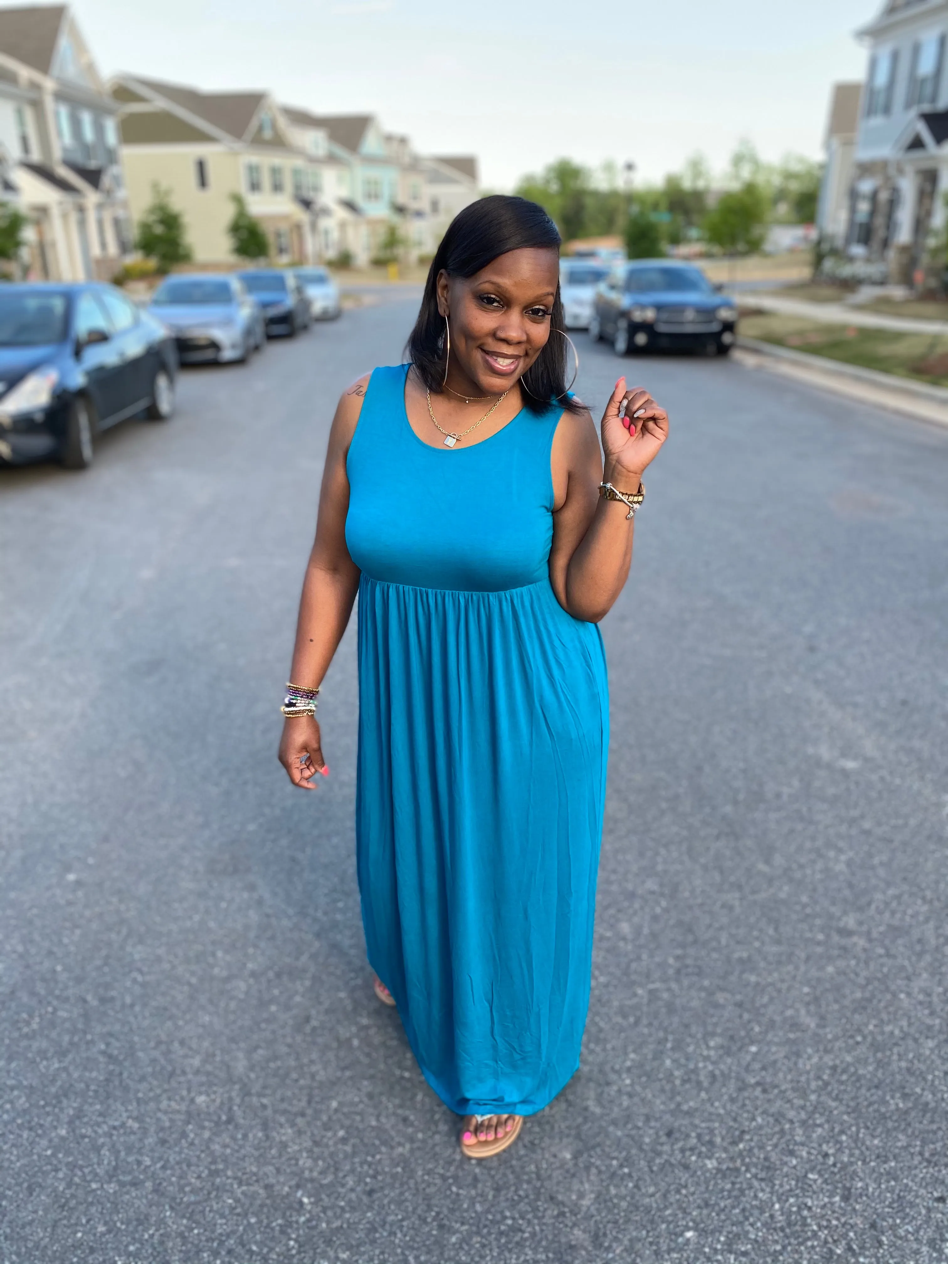 Lily Sleeveless Maxi Dress