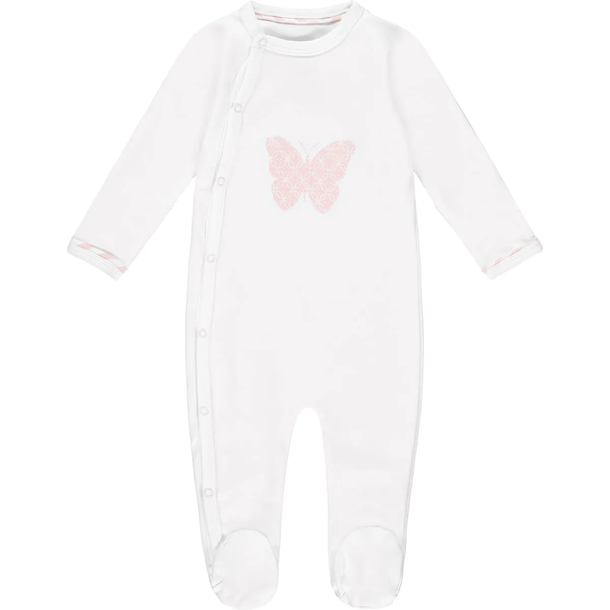 Lily Storytime Romper White & Pink