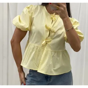 Limoncello Tie Top