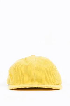 LITE YEAR GARMENT DYED 8 WALE CORD SIX PANEL CAP BUTTER